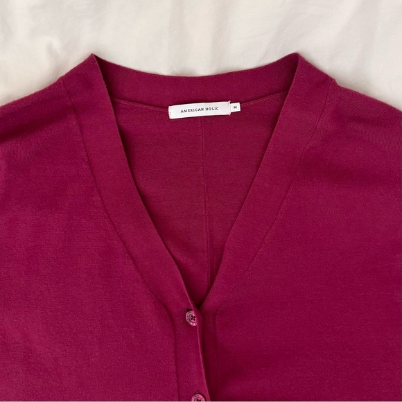 AMERICAN HOLIC® WOMEN'S KNIT CARDIAN. - Picture 4 of 7